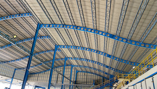 B decking and structural metal deck for stable roof substrates