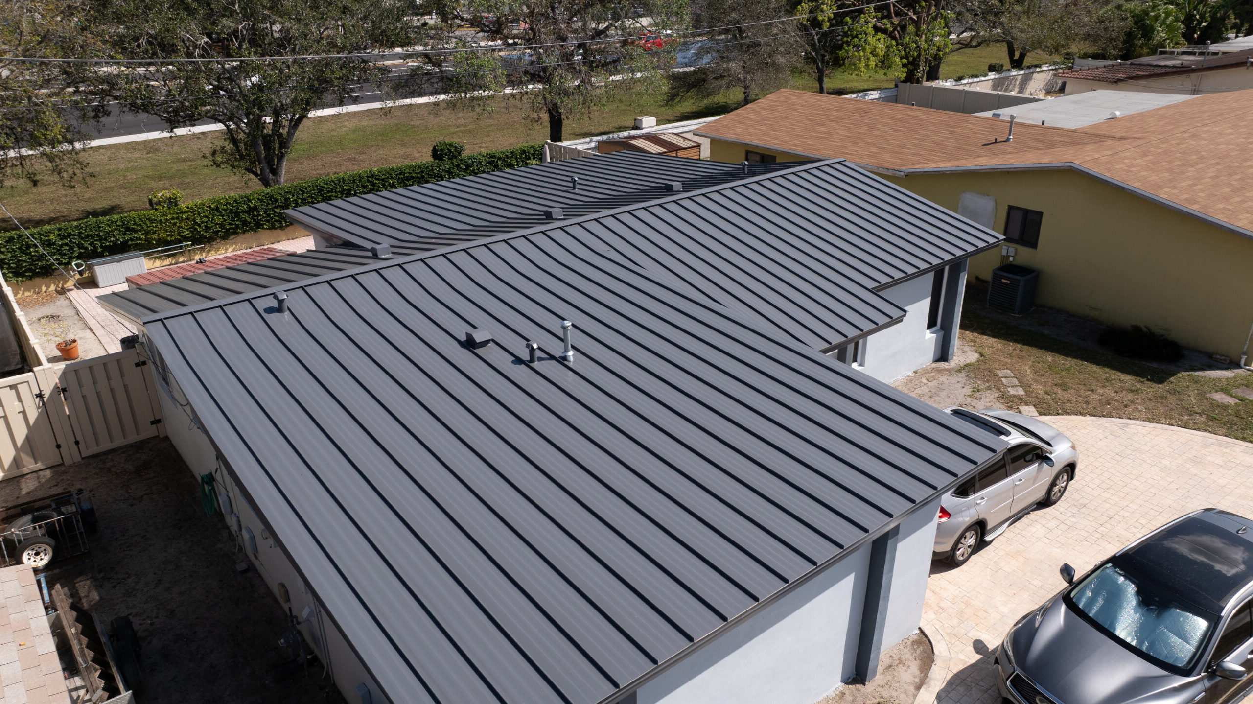 low slope metal roof florida system image